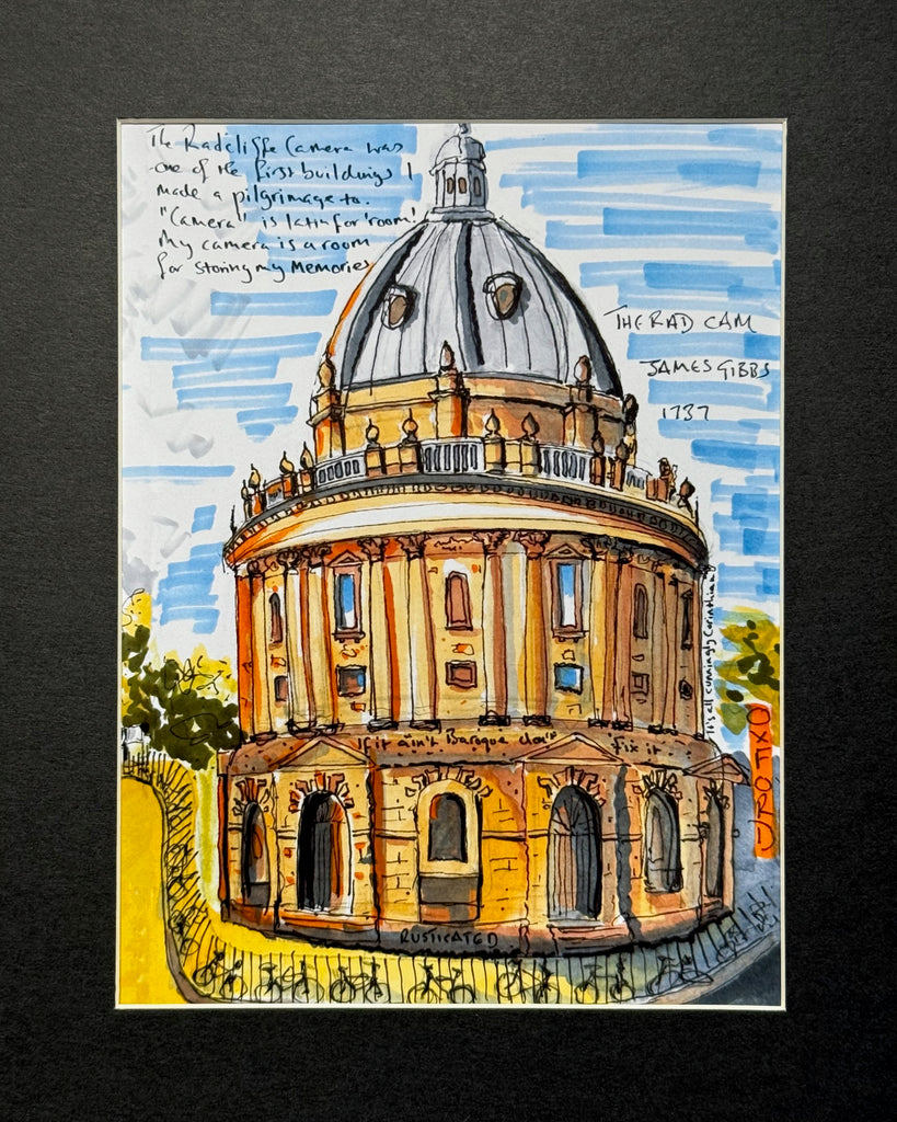 Radcliffe Camera, Oxford. Signed, Limited Edition Print by Andy Marshall.