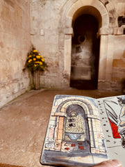 Saxon St. Laurence, Bradford-on-Avon, England. Signed, Limited Edition Print by Andy Marshall