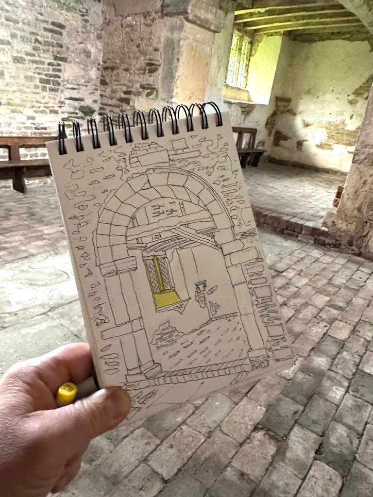 Saxon Odda's Chapel, Gloucestershire, England. Signed, Limited Edition Print by Andy Marshall