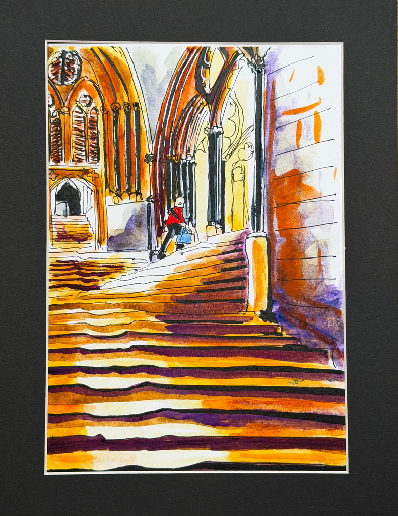 Sea of Steps, Wells Cathedral Limited Edition Print