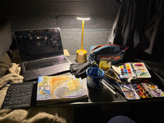 Andy Marshall's 'In Pursuit of Spring' Original Sketch Book