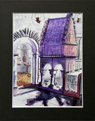 The shrine of St. Melangell, Pennant Melangell, Wales. Signed, Limited Edition Print by Andy Marshall