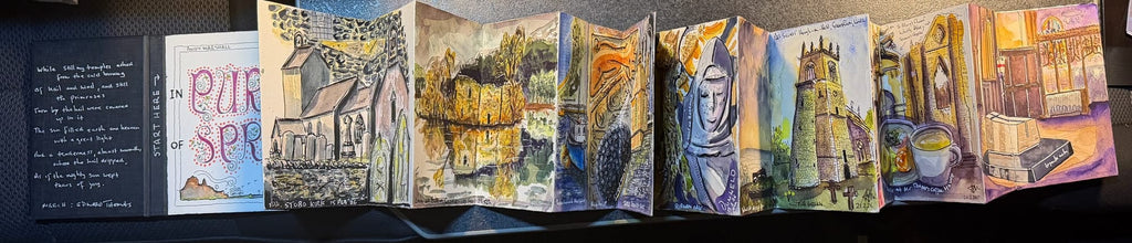 Andy Marshall's 'In Pursuit of Spring' Original Sketch Book