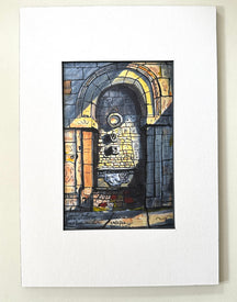 Saxon St. Laurence, Bradford-on-Avon, England. Signed, Limited Edition Print by Andy Marshall