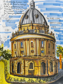 Radcliffe Camera, Oxford. Signed, Limited Edition Print by Andy Marshall.