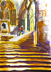 Sea of Steps, Wells Cathedral Limited Edition Print