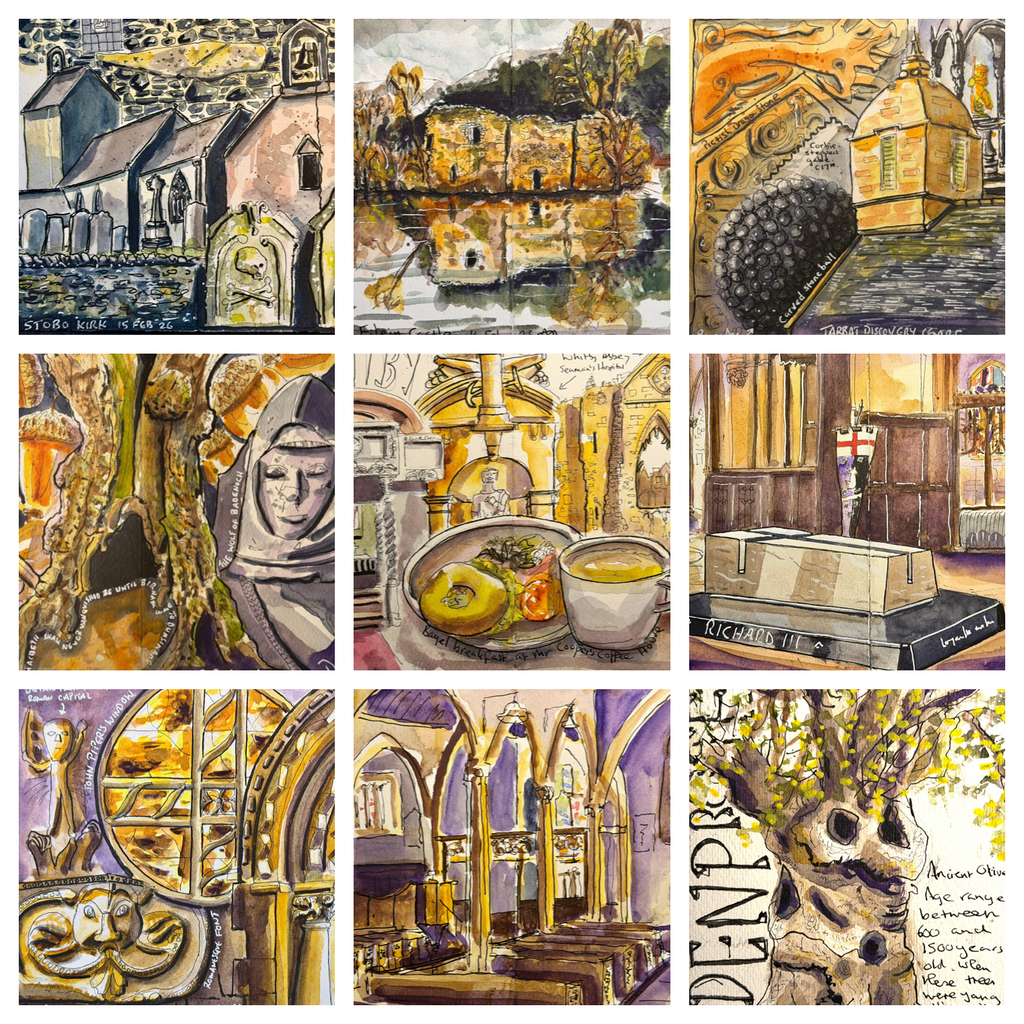 Andy Marshall's 'In Pursuit of Spring' Original Sketch Book