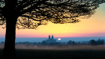 Beverley Dawn From Westwood Common Digital Print Large