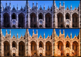 Peterborough Cathedral Light Shift Digital Print